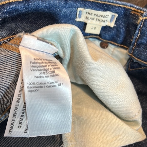 NWT Madewell The Perfect Jean Short Size 26 - Picture 6 of 7